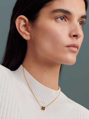 Hermes ポップＨミニネックレスのみ Mini Pop H pendant | Hermès USA